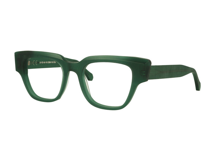 O.Six bold green cateye eyewear