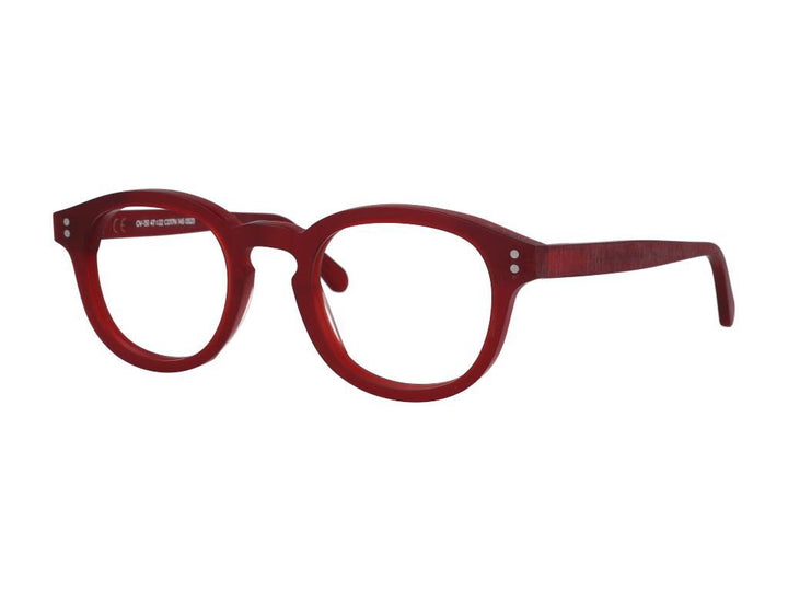 O.Six round, thick , red eyewear