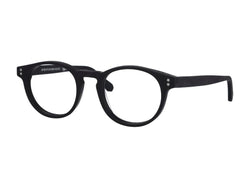 O.Six eyewear, round and black frames