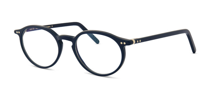 round black acetate eyewear - side photo