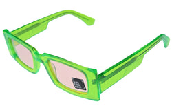 SunFramed! fluorescent green sunglasses