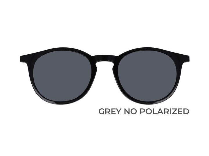 iGreen round grey non polarized clip