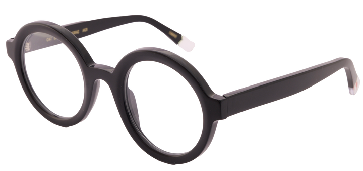 Smorfia Oversized round eyewear - balck color