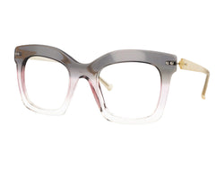 iGreen Oversized grey and pink cateye frames