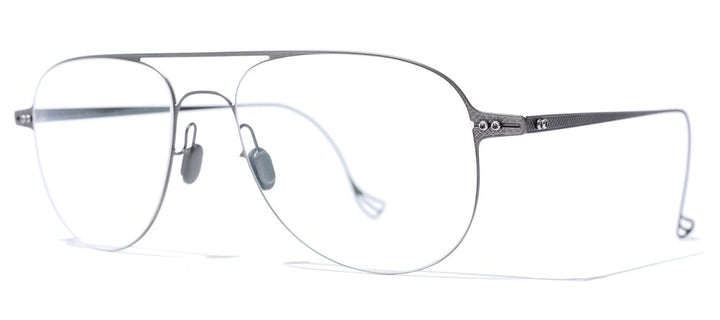 undostrial gray, aviator frames , side view