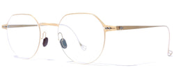 undostrial light gold frames, side view