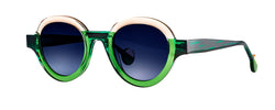 Theo Bold bicolor sround sunglasses