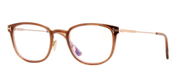 Tom Ford brown and rose gold glasses