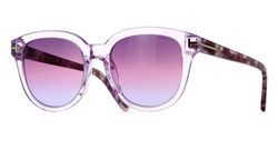 Tom Ford clear sunglasses with pink lenses 