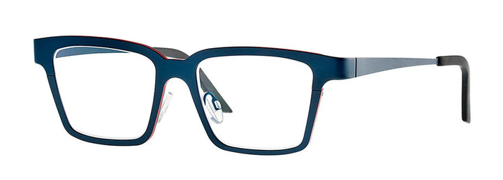 Theo rectangle blue and orange eyewear - side photo