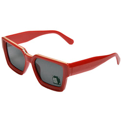 SunFramed! bold red and gold sunglasses